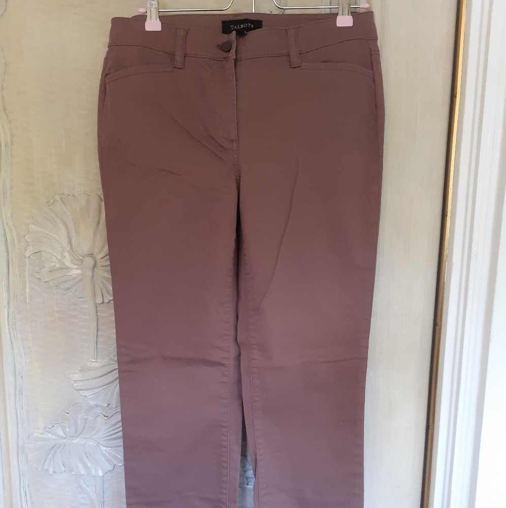Talbots mauve colored jeans